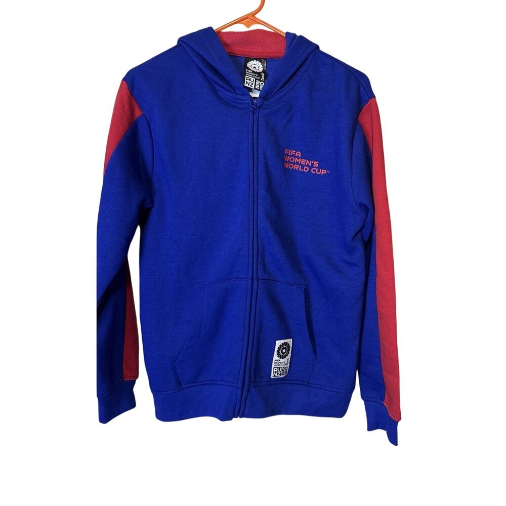 NWT Official 2023 FIFA Women's Sweatshirt France Full Zip Hoodie Sz L New